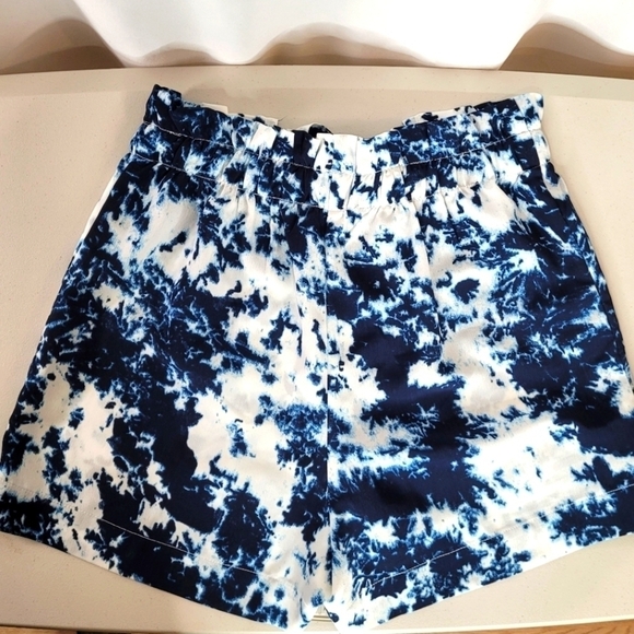 Sanctuary High Tide Tie-Dyed Paperbag Shorts - Size S - Picture 5 of 8